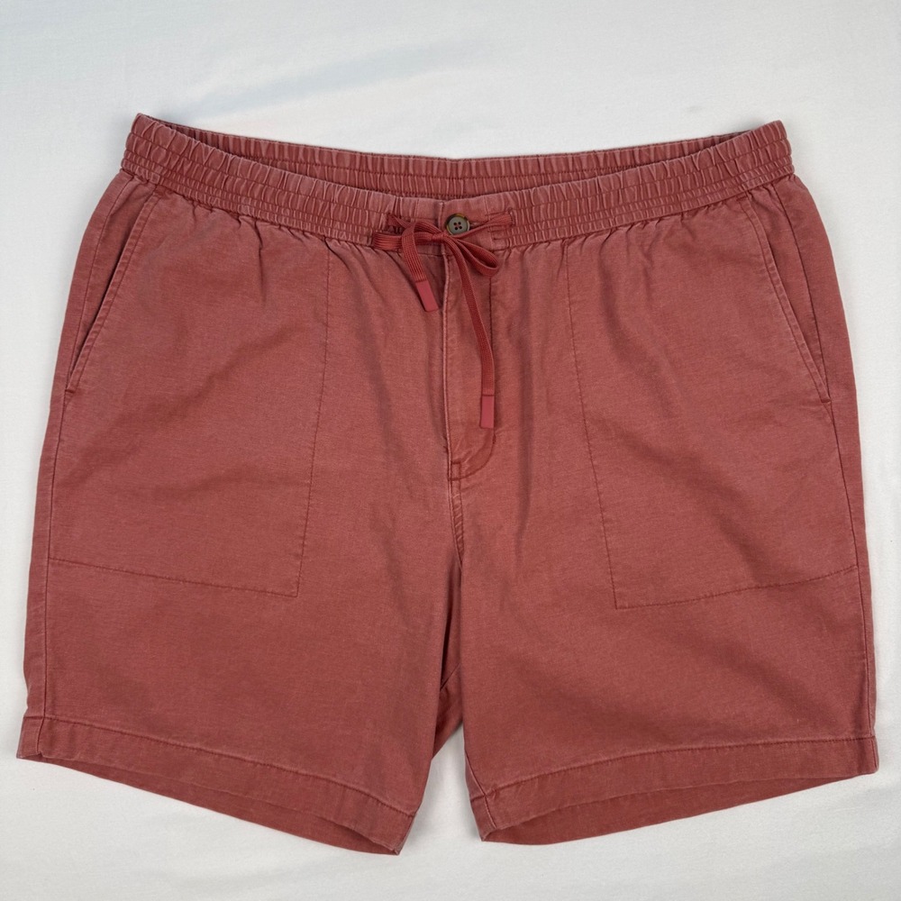 Tommy Bahama Ohana Beach Pull On Shorts Mens XXL Cinnabar Red ST890137 New